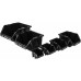 Prosperplast BINEER SHORT Plastový úložný box 92x77x60mm, černá KBIS10-S411