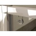 RONAL PLS4 Pur Light S posuvné dveře + 2stěny, 160-200cm, aluchrom/sklo čiré PLS4SM45007