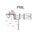 Boki Krycí mřížka k podlahovým konvektorům PML-42-360-11 příčná, dural