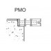 Boki Krycí mřížka k podlahovým konvektorům PMO-42-100-11 příčná, dural