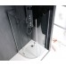 POLYSAN VITRA LINE čtvrtkruhová sprchová zástěna 900x900mm, R550, čiré sklo, levá
