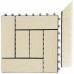 WPC Přechodová lišta pro dlaždice G21 Cumaru, 38,5 x 7,5 cm rohová (pravá) 63910061