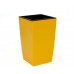 PROSPERPLAST COUBI květináč 29x29cm, 30l, žlutá DUW290