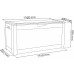 Prosperplast BOXE BOARD Zahradní box 117x47x60cm 290L umbra hnědý MBBD290