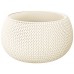 Prosperplast SPLOFY Bowl květináč 37cm, 9l, krémová DKSP370
