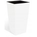 Prosperplast URBI SQUARE MATT Květináč 4l, 14cm, bílá DURS140