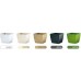 Prosperplast COUBI SQUARE P Květináč s miskou 15,5 cm, 2,5l, grafit DUKP155