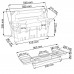 Prosperplast TITAN Plastový kufr na nářadí žlutý, 554 x 286 x 276 mm NT22AM