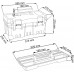 PROSPERPLAST TITAN Plastový kufr na nářadí žlutý, 554 x 286 x 276 mm NT22CS