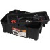 PROSPERPLAST PRACTIC Plastový kufr na nářadí černý, 550 x 267 x 277 mm N22AFI