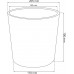 Prosperplast RATO ROUND Květináč 20cm, 4l, antracit DRTUS200L