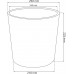 Prosperplast RATO ROUND Květináč 25cm, 7,5l, mocca DRTUS250L