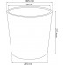 Prosperplast RATO ROUND Květináč 30cm, 15l, bílý DRTUS300L