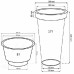 Prosperplast CLASSIC TOWER Květináč 30cm, 20l, terakota DPC30