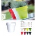 Květináč CUBE SHINE 11 cm, 0,6l, černá DCUB110S