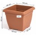 Prosperplast TERRA Květináč 19x19x16cm, 3,5l, antracit DKWT19