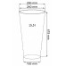 Květináč TUBUS SLIM 25 cm, 9/15,5l, limetka DTUS250