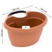Prosperplast TERRA Květináč závěsný na okapy, 28cm, 4l, antracit DTRY28