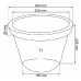 Prosperplast SUNNY Květináč 30cm, 8l, terakota DBSU30