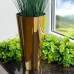 Květináč TUBUS CHROME GOLD 15 cm, 2/3,3l, zlatá DGT150G