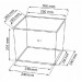 Prosperplast RATO SQUARE květináč 26 cm, 27l, bílá DRTS265