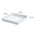 PROSPERPLAST LOFLY miska pod květináč 20x20x3,2cm, šedá PPLFQ200