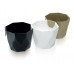 PROSPERPLAST ROCKA Květináč 12,6 cm, grafit DROC125