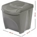 Prosperplast SORTIBOX I Sada 3 odpadkových košů 3x20l, šedý kámen ISWB20S3