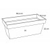 Truhlík CUBE CASE 40 cm, 8l, limetka DCUC400