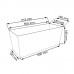 VÝPRODEJ Truhlík samozavlažovací RATO CASE 52x19x19cm,17l, ratan antracit DRTC500 BEZ VNITŘNÍ VLOŽKY
