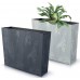 Prosperplast URBI CASE BETON Effect Květináč, 58cm, krém DUC600TE