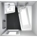 VÝPRODEJ RAVAK Vana 10° 170x100 L snowwhite C811000000 PRASKLÁ HRANA