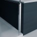 RONAL PUR52 Pur dvoukřídlé dveře pro pětiúhelník, <2m, chrom/Cristal perly PUR52SM21044