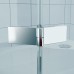 RONAL PUR2 Pur dvoukřídlé dveře, výška 2000mm, chrom/sklo mastercarré PUR2SM11030