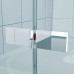 RONAL PUR52 Pur dvoukřídlé dveře pro pětiúhelník, <2m, chrom/Cristal perly PUR52SM21044