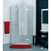 RONAL PUR52 Pur dvoukřídlé dveře pro pětiúhelník, <2m, chrom/Cristal perly PUR52SM21044