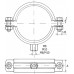 RABOVSKÝ Objímka LUPD M8/M10 4", 105-114 mm dvojdílná 12222110