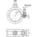 RABOVSKÝ Objímka LUPJ 2 1/2", 75 mm jednodílná 11010075