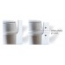 RAVAK Elegance Sprchové dveře ESD1-90 L white Transparent 0EL70100Z1