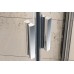 RAVAK Blix BLDP2-110 sprchové dveře posuvné dvoudílné, satin+Grafit 0PVD0U00ZH