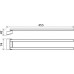 RAVAK 10° TD 340 Otočný držák ručníků, chrom X07P328