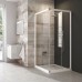 RAVAK BLIX BLRV2-80 Sprchový kout white-Transparent 1LV40100Z1