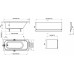 RAVAK CHROME Vana 160x70 snowwhite C731000000