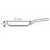 RENBERG Pánev s mramorovým povrchem 24 cm oranžová RB-1010oran