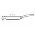 RENBERG Pánev s mramorovým povrchem 28 cm červená RB-1011cerv