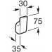 Roca Select háček chrom 7816301001