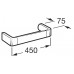 Roca Select závěsná tyč na ručníky 450 mm, chrom 7816310001