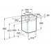 Roca Unik Dama nábytková sestava 45 cm, s umyvadlem, levá, bílá 7855822576