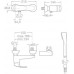Roca Monodin sprchová páková baterie bez příslušenství chrom 75A2107C00