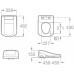 Roca Multiclin Premium Square sedátko s funkcí bidetu Softclose 7811505000